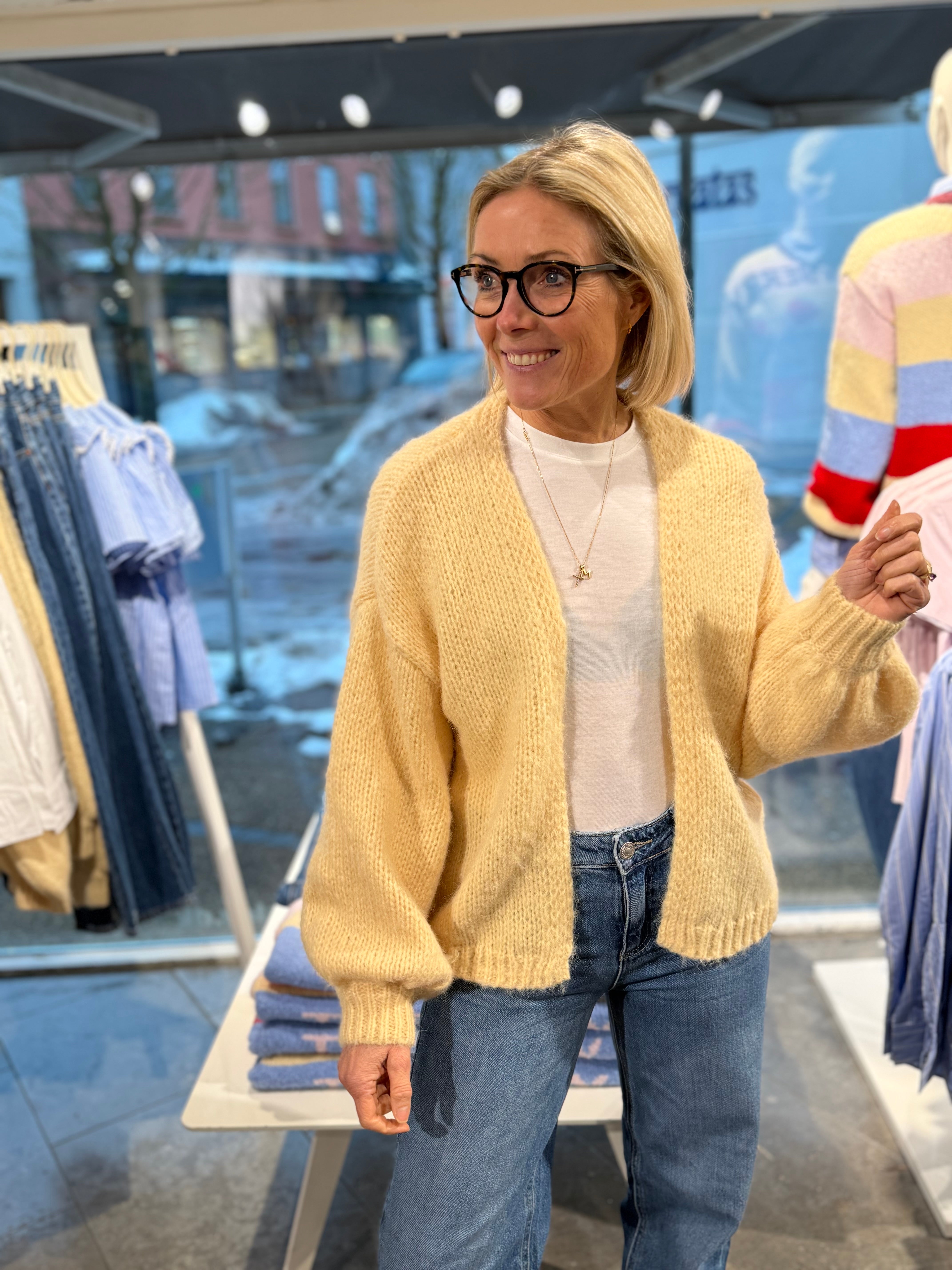 VMMAYBE Knit Cardigan - Flan